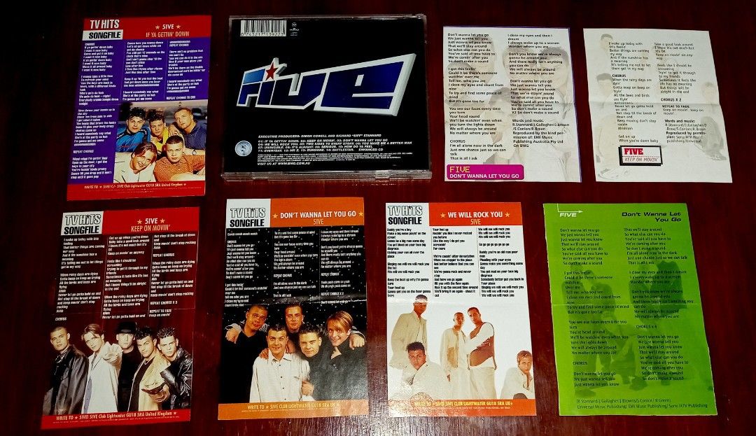 FIVE invincible (Category: CDs & DVDs) located in Quezon City. Submitted by collectiblespopupshop (Listing ID 1197817278, Image 2). Description: original cd imported made in uk special limited edition collectors items rare and hard to find with special picture song hits ..