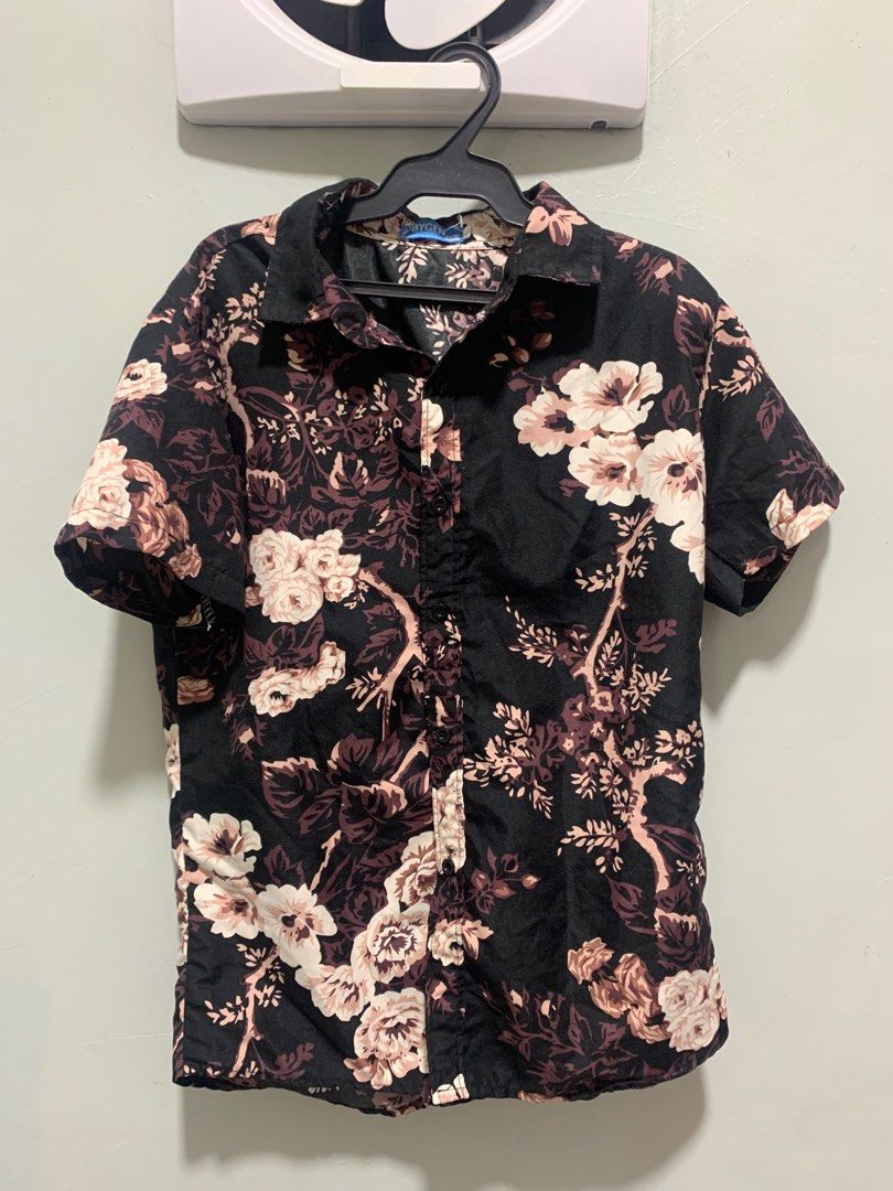 Floral Polo Shirt, Men's Fashion, Tops & Sets, Tshirts & Polo Shirts on