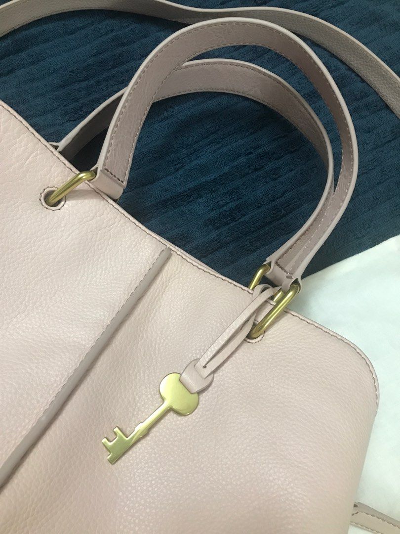 Fossil Lane Satchel Pink Rose color Original Price RM1159