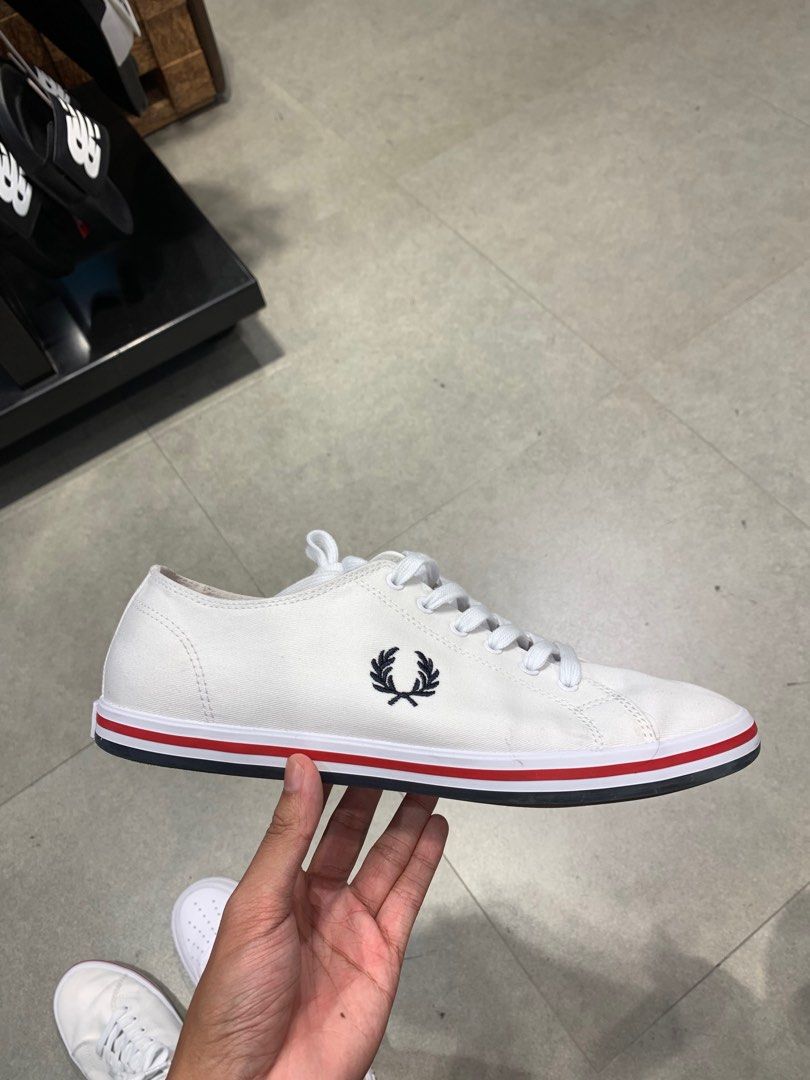 Fred perry kingston twill white outlet