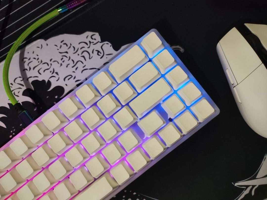 Fully modded Mechanical Keyboard garuda Gear GG68B, Computers & Tech