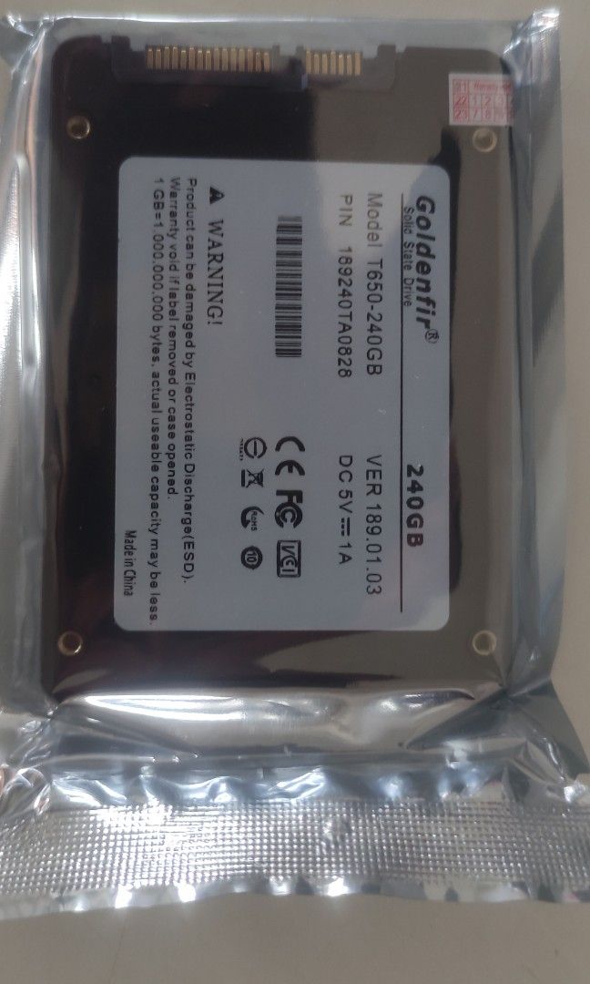Goldenfir ssd 240GB SATA 2.5", Computers & Tech, Parts & Accessories ...