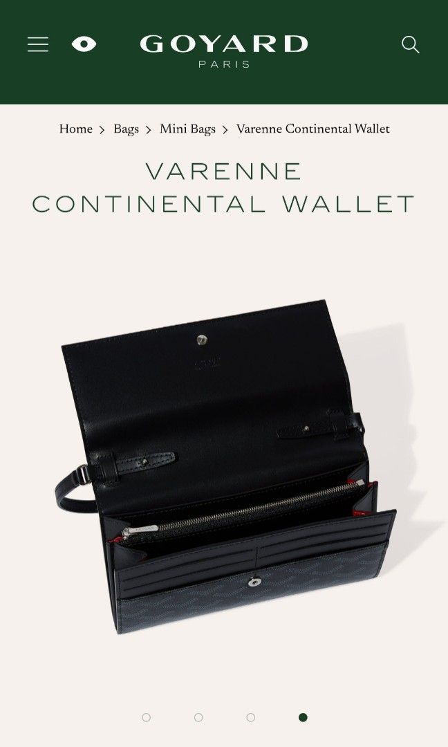 I stood in line for 2 hours for this !! GOYARD Varenne Continental wallet.  