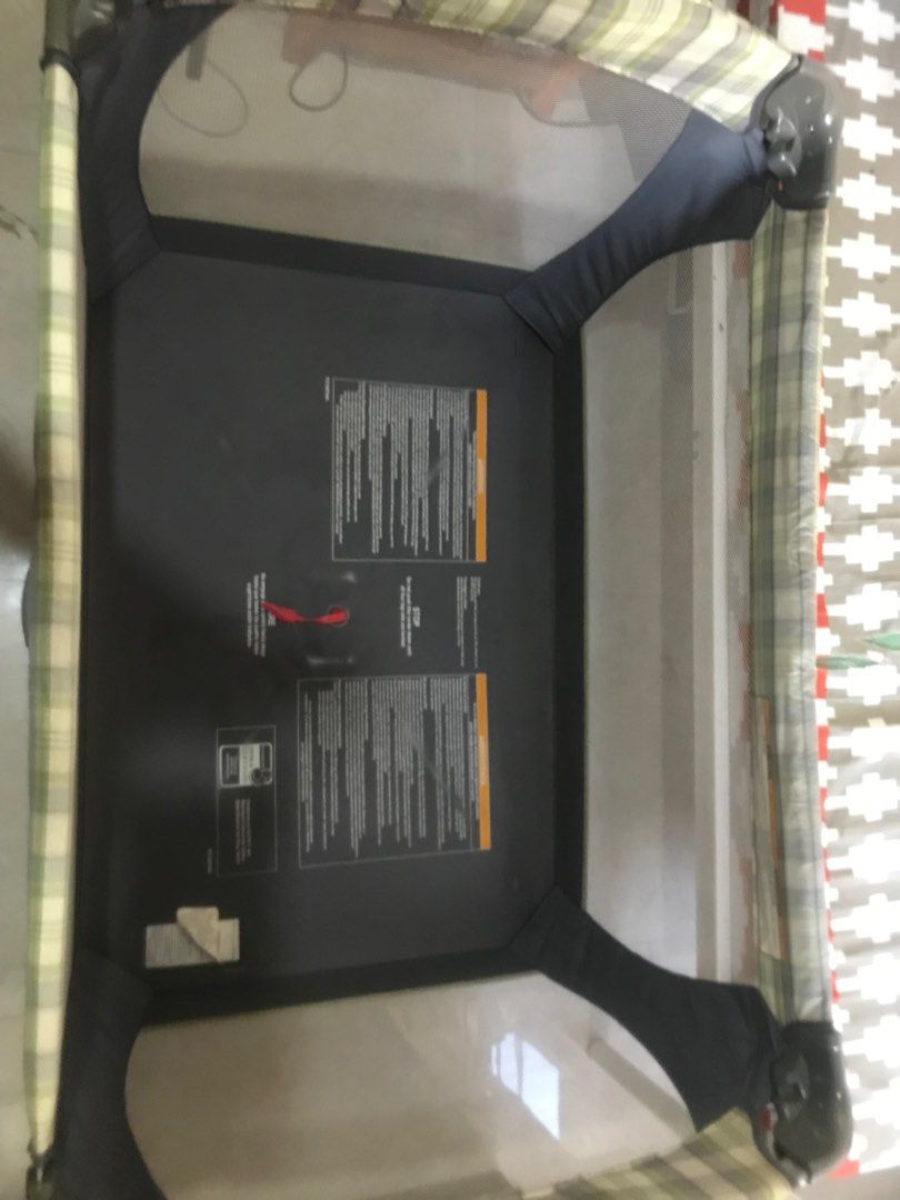 Graco Pack ‘n Play Playard with Reversible Napper and Changer (Category: Cots & Cribs) located in Mandaluyong City. Submitted by Laney223 (Listing ID 1197755032, Image 2). Description: RFS: decluttering and not using it anymore Cleaned before packing it, in very good condition. Complete parts except for the arc to hang toys issue: minor stains and slight scratch sa diaper changer Weight: approximately 10 kg pick up and/or delivery buyer’s expense