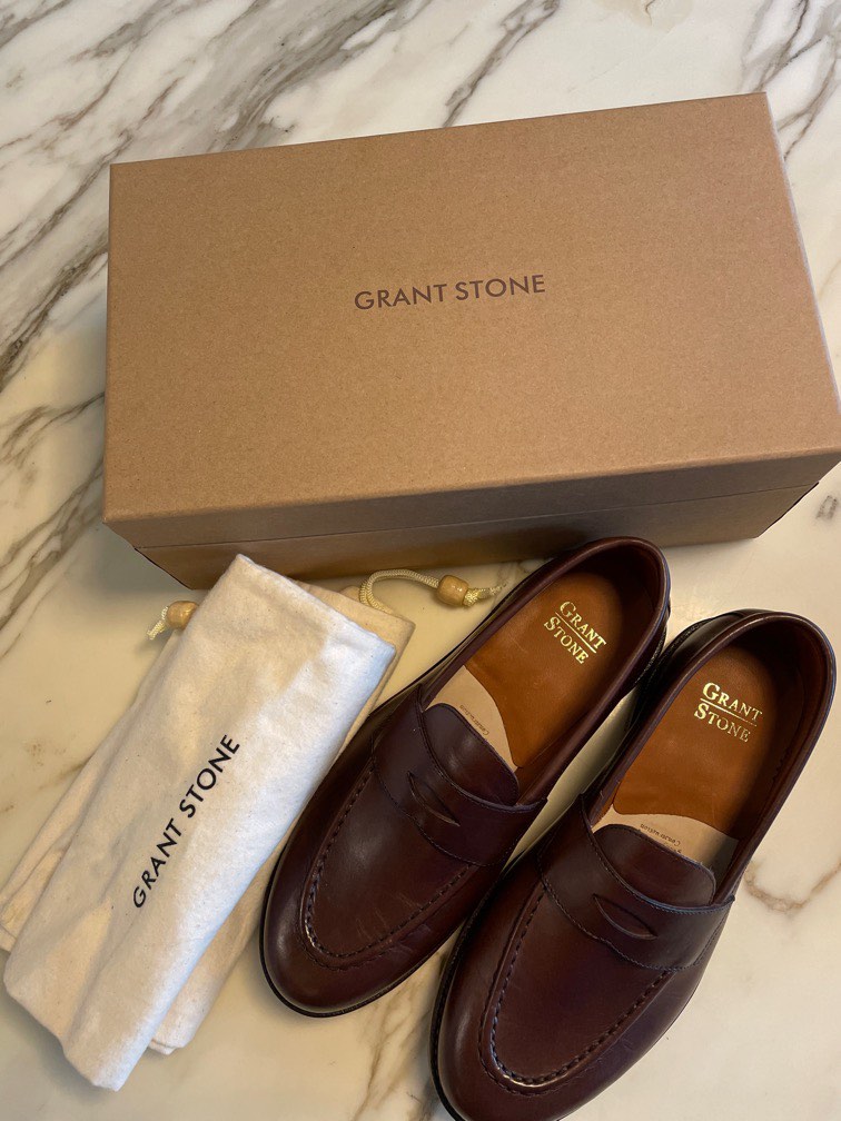Grant Stone Traveller penny loafer not Carmina meermin Alden