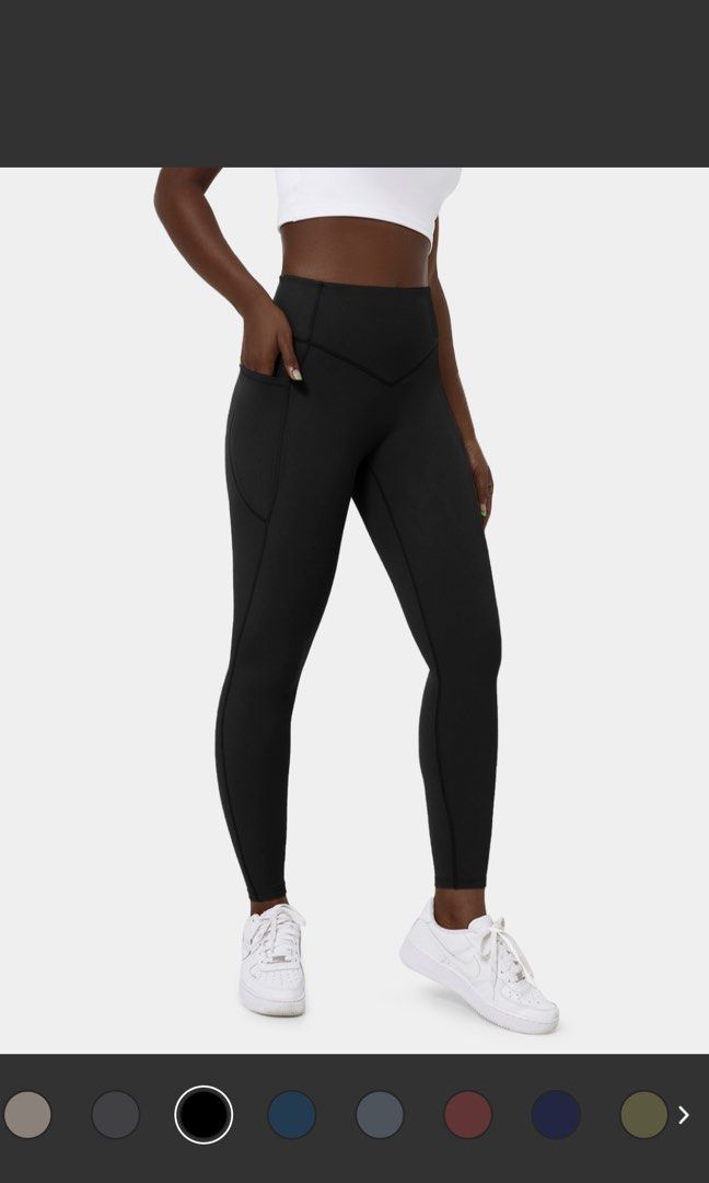 HALARA shaping black leggings/yoga pants, Women's Fashion, Activewear on  Carousell