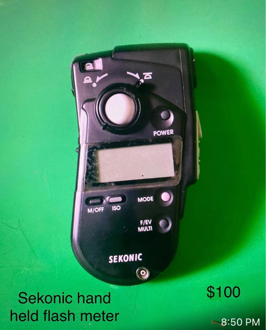 Handheld flash meter, Photography, Video Cameras on Carousell