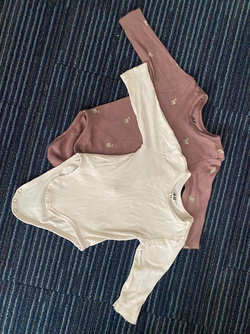 H&M Onesies, Babies & Kids, Babies & Kids Fashion on Carousell