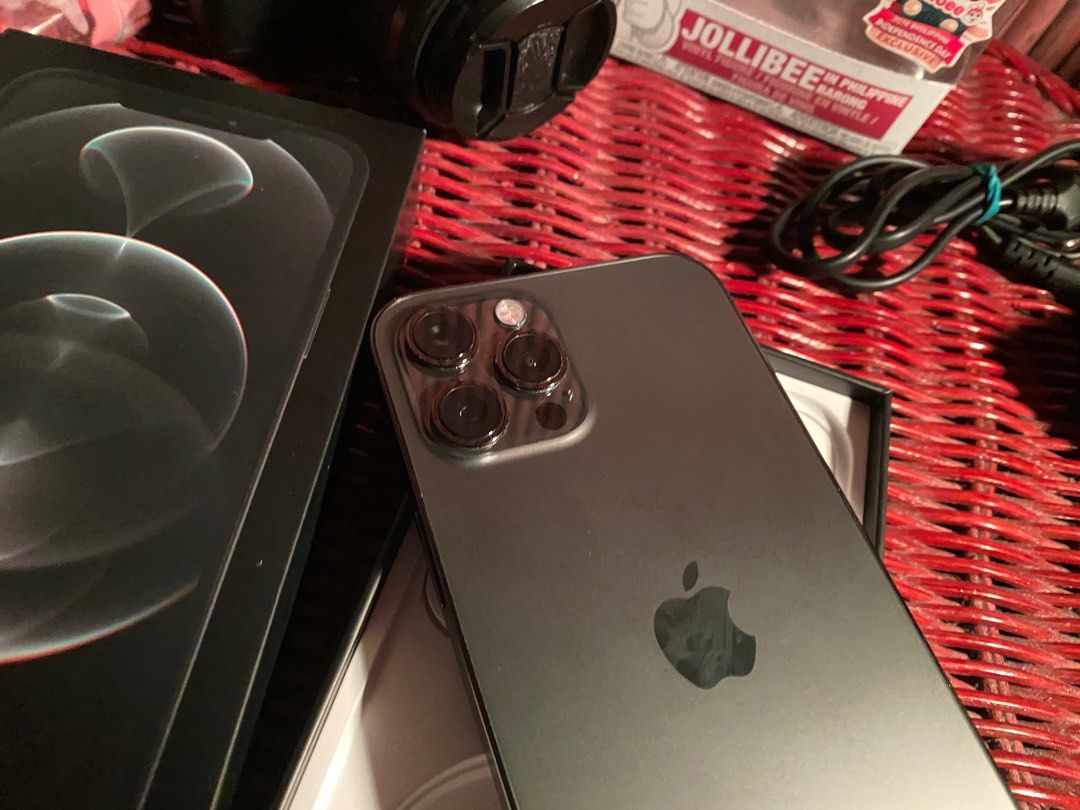 Iphone 12 pro max (128gb) fu (Category: iPhone 12 Series) located in Quezon City. Submitted by tyler8. (Listing ID 1197944287, Image 2). Description: Iphone 12 pro max (128gb) Factory unlocked Open for swap No icloud issue All working faceid & truetone 85% battery health Unit comes w box & casing only. .
