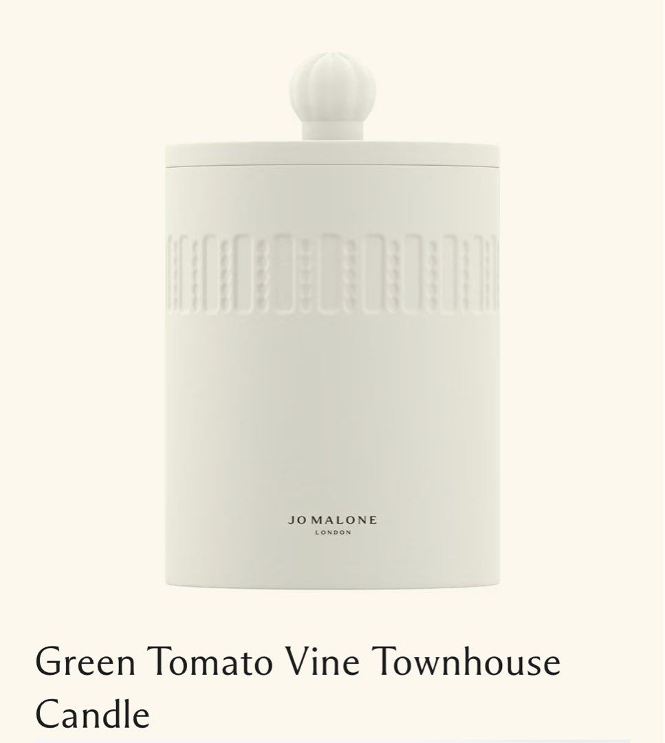 Jo Malone Scented candle Green tomato vine, Beauty & Personal Care, Bath & Body, Bath on Carousell