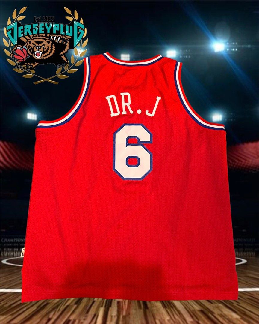 Julius erving hardwood classic outlet jersey