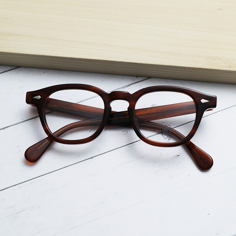 JULIUS TART OPTICAL, AR , COLOR: DEMI AMBER , SIZE: 44/46/48, 男裝