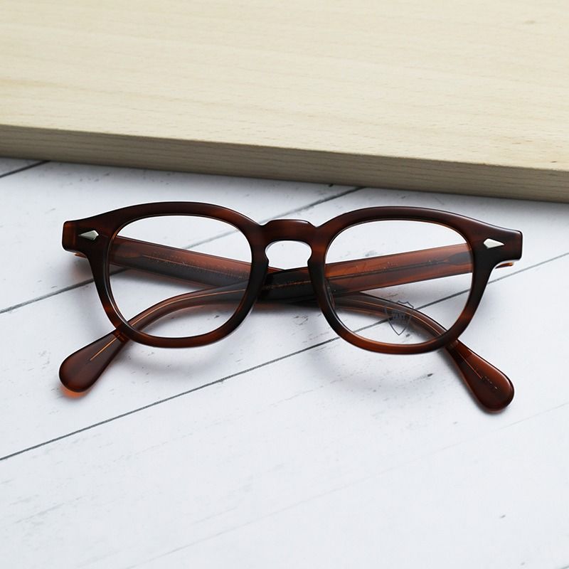 JULIUS TART OPTICAL, AR , COLOR: DEMI AMBER , SIZE: , 男裝