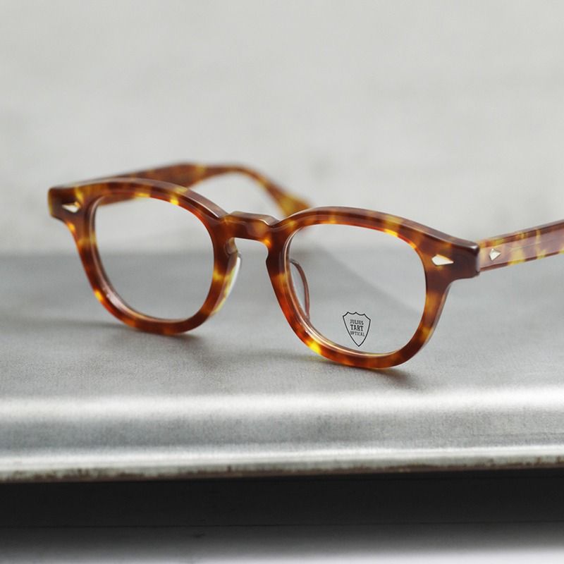 JULIUS TART OPTICAL, AR , COLOR: LIGHT TORTOISE, SIZE: 46-22, 男裝 