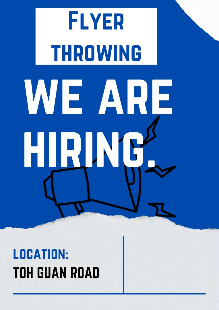 Jurong East Flyer Distributors Wanted!, Property, Others on Carousell