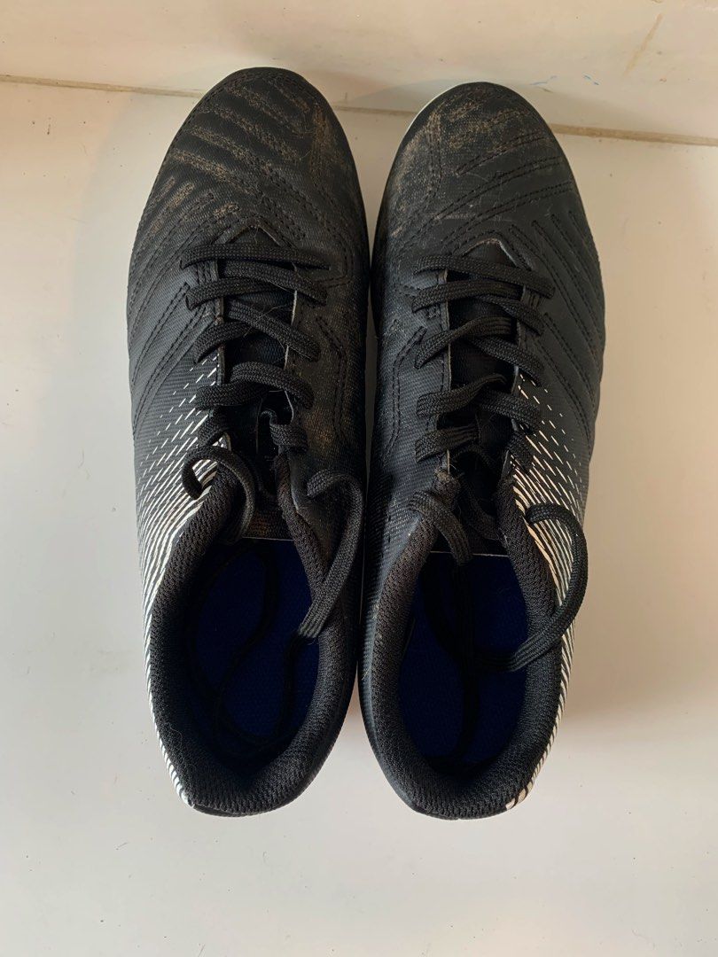 Kipsta Agility Football Boots 100 FG Black, Sports Equipment, Sports