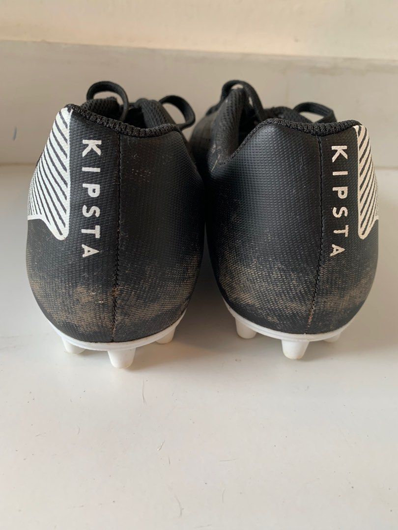 Kipsta Agility Football Boots 100 FG Black, Sports Equipment, Sports