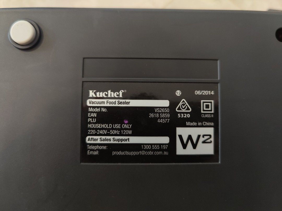 Kuchef Vacuum Sealer for sous vide and food preservation, TV & Home