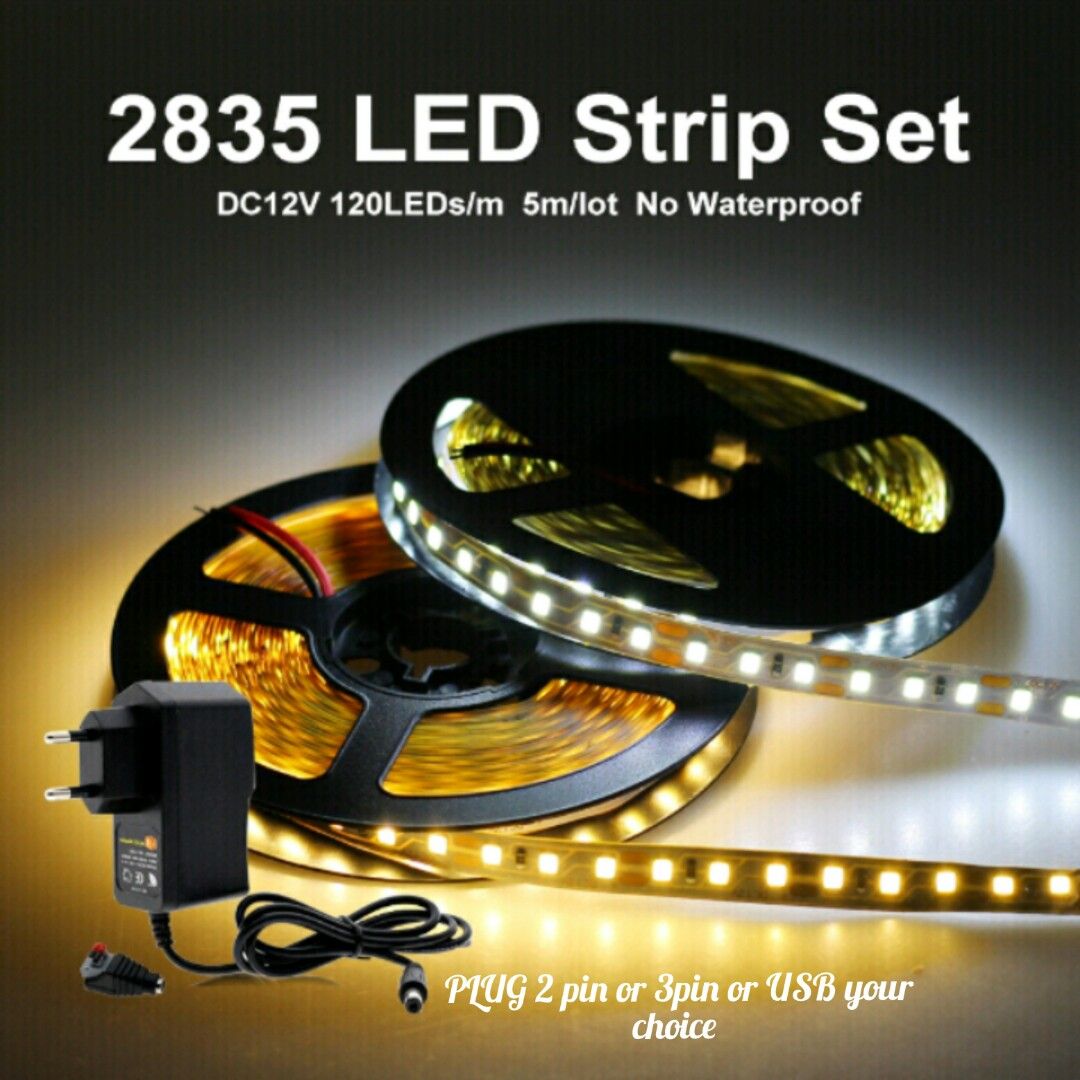 LED strip light complete set plug and play FREE SHIPPING 24H self collection available