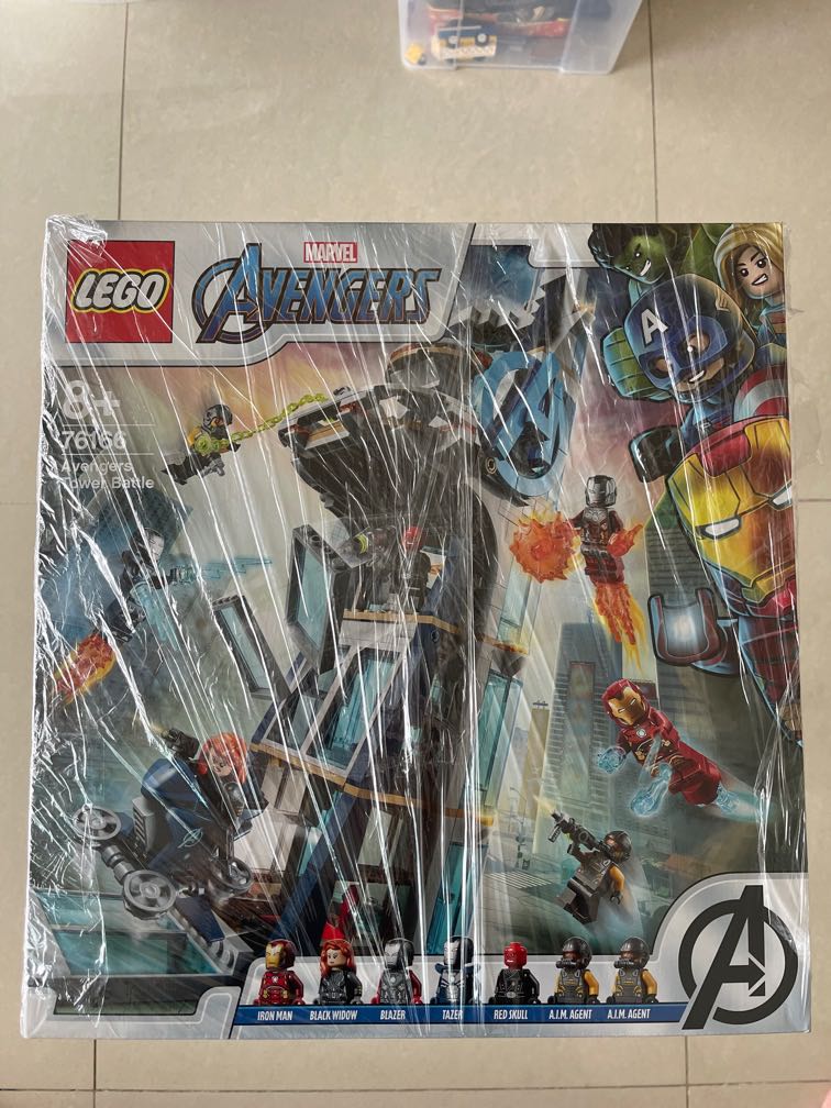  Lego 76166 Marvel Avengers Tower Battle Set with Iron Man,  Black Widow & Red Skull : Toys & Games