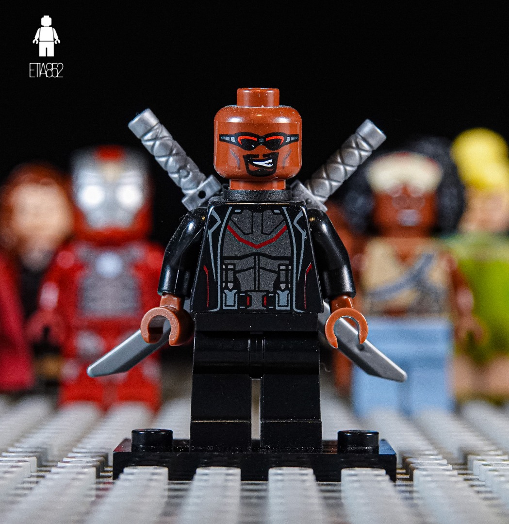 Blade Daily Bugle Legos Lego Marvel Blade Minifigure From Set