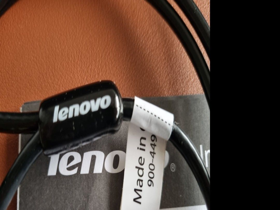 Lenovo laptop Security Cable Lock, Computers & Tech, Parts & Accessories, Other Accessories on