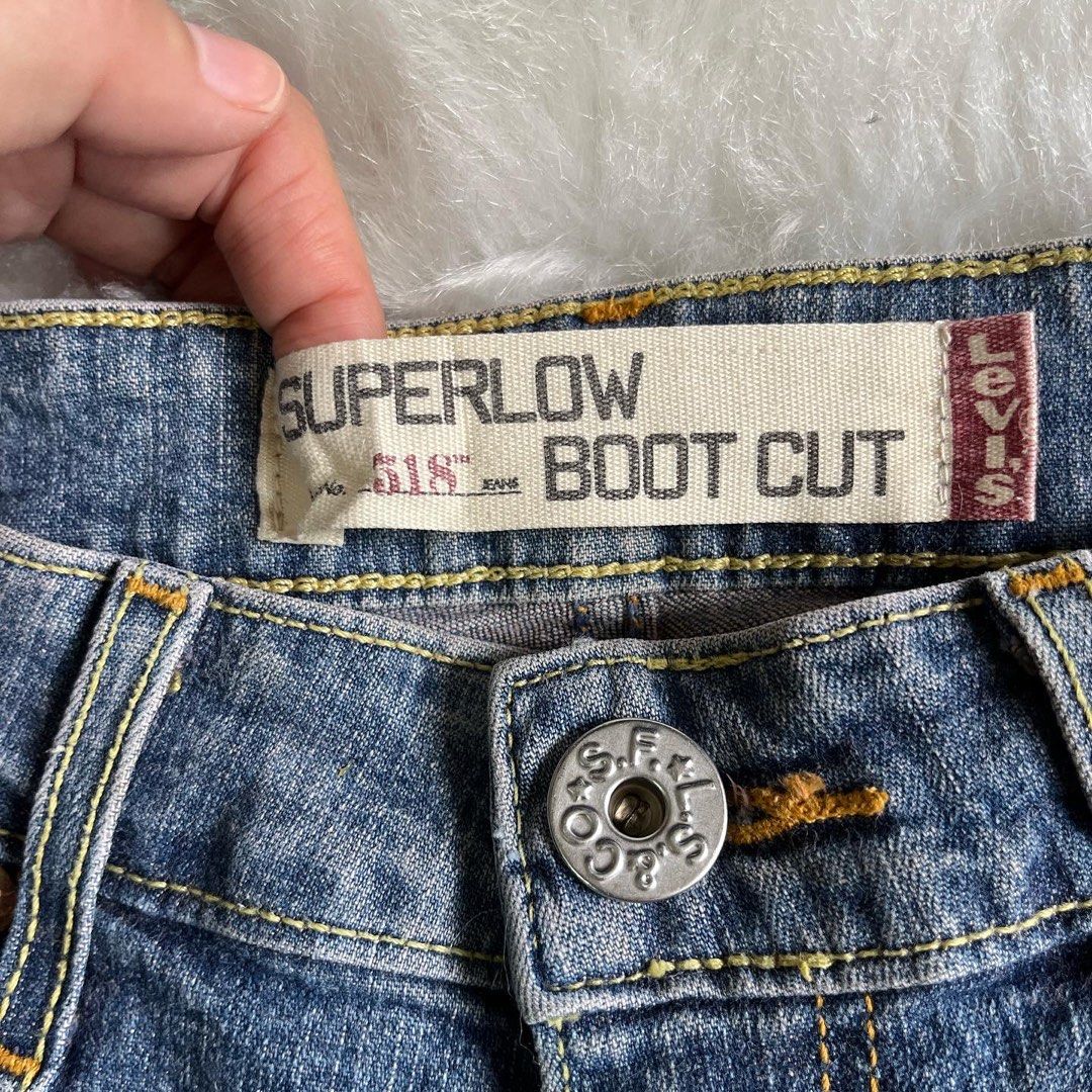 LEVI'S 518 superlow bootcut, Women's Fashion, Bottoms, Other Bottoms on  Carousell