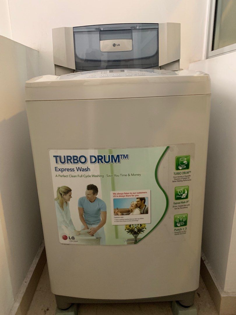 LG Fuzzy Logic 8.5kg load, TV & Home Appliances, Washing Machines and