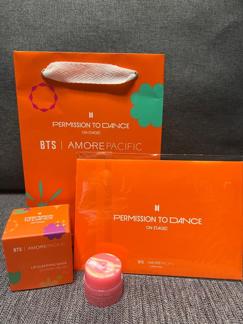 Limited Edition Laneige Amorepacific x BTS Lip Sleeping Mask Gummy Bear