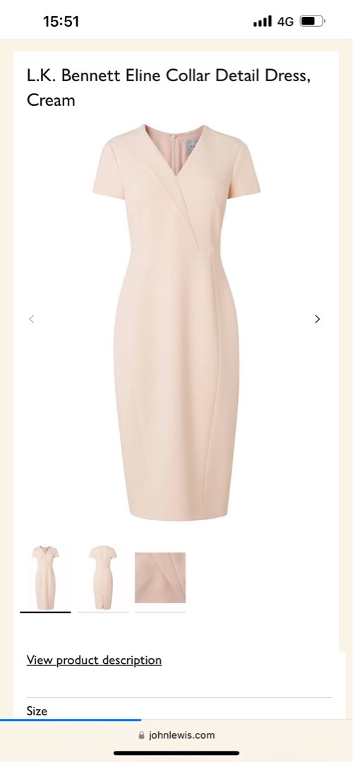 LK Bennett Dr Eline Dress Women s Fashion Dresses Sets