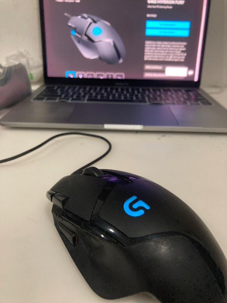 Logitech g204 hyper fury gaming mouse, Computers & Tech, Parts ...
