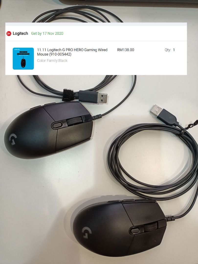 Logitech g pro wired 2024 mouse