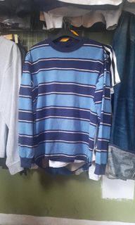 Longsleeve Uniqlo Stripe iqbal ramadhan