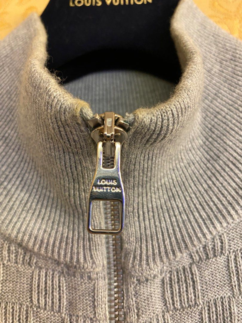 Louis Vuitton Monogram Zip-Through Cotton Hoodie Multico. Size M0
