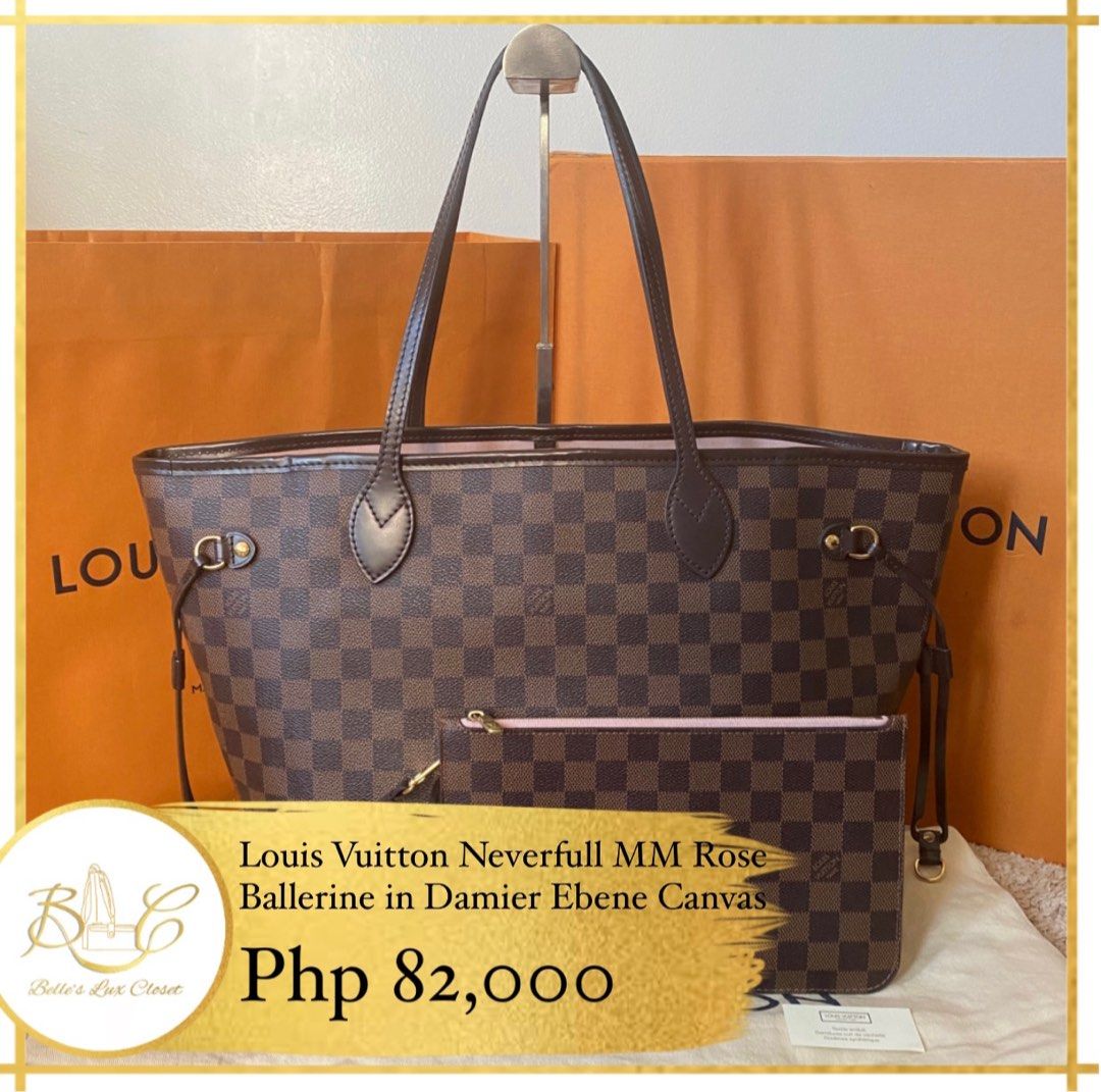 Louis Vuitton Neverfull MM BN DE Pink, Luxury, Bags & Wallets on Carousell