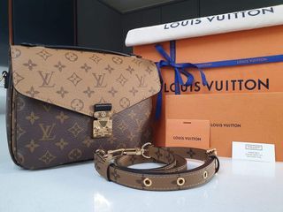 Louis Vuitton Pochette Metis Monogram Reverse Canvas. Made in Italy. Date  code: FO4148, Luxury, Bags & Wallets on Carousell