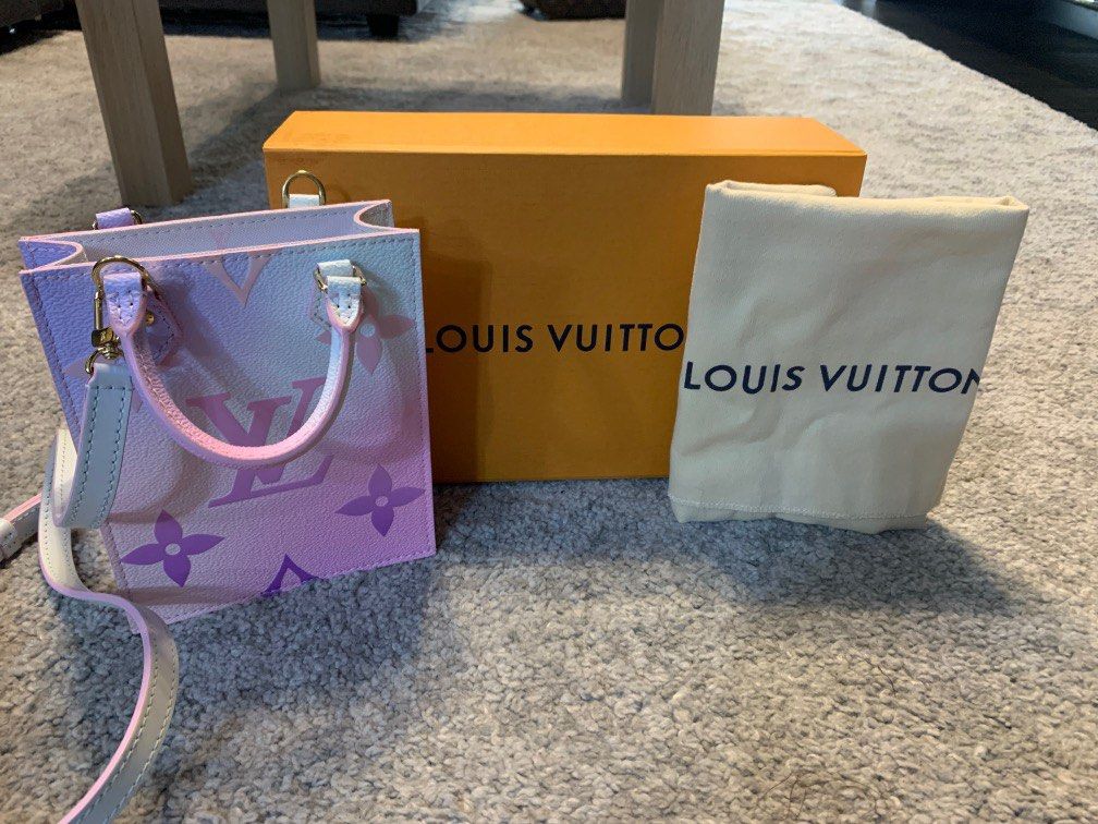 Louis Vuitton Petit Sac Plat Beige Sunrise Crossbody Bag
