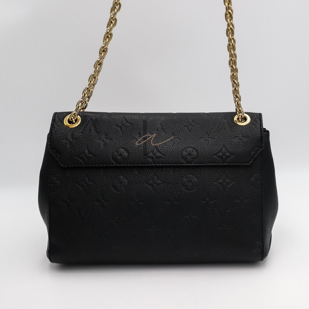 LV Louis Vuitton Empreinte Bavin PM Black (Category: Luxury Bags & Wallets) located in Paranaque City. Submitted by luxuryatelier.ph (Listing ID 1197784713, Image 3). Description: ON CLEARANCE SALE! Price posted is for cash/bank transfer payment only. No more haggling, price is below cost already. Model: Empreinte Bavin PM Black; Date Code: TR0231 Condition: 8.5-9/10 Excellent (Very minimal signs of usage) Material: Empreinte Leather; Color: Blac