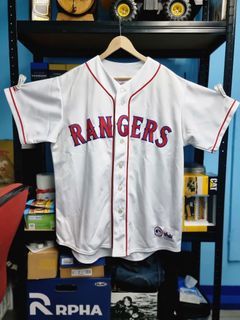 Majestic Baseball Jersey RANGERS Size XL