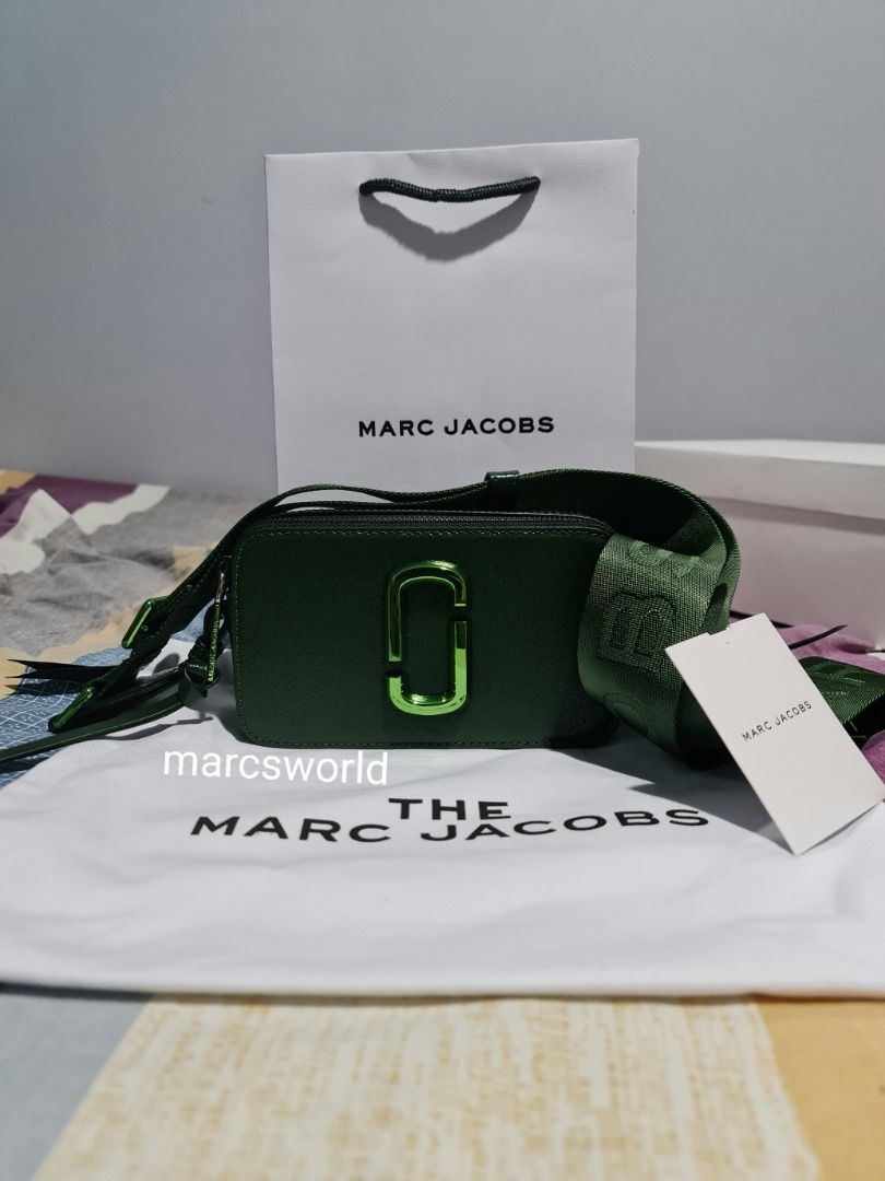Marc Jacobs Snapshot Bag Olive Green, Luxury, Bags & Wallets on