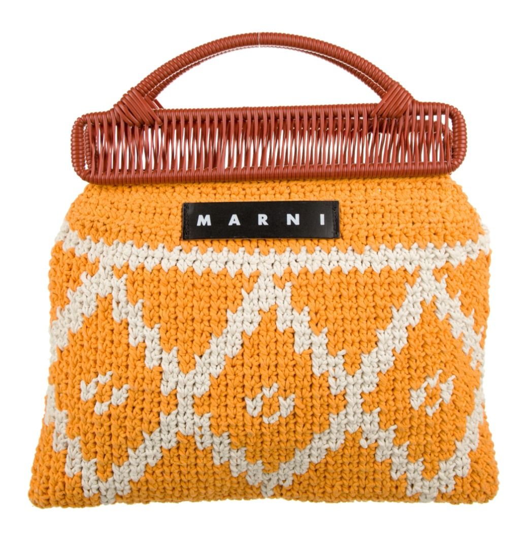 Marni Market Grandma Chic Knit Tote Bag