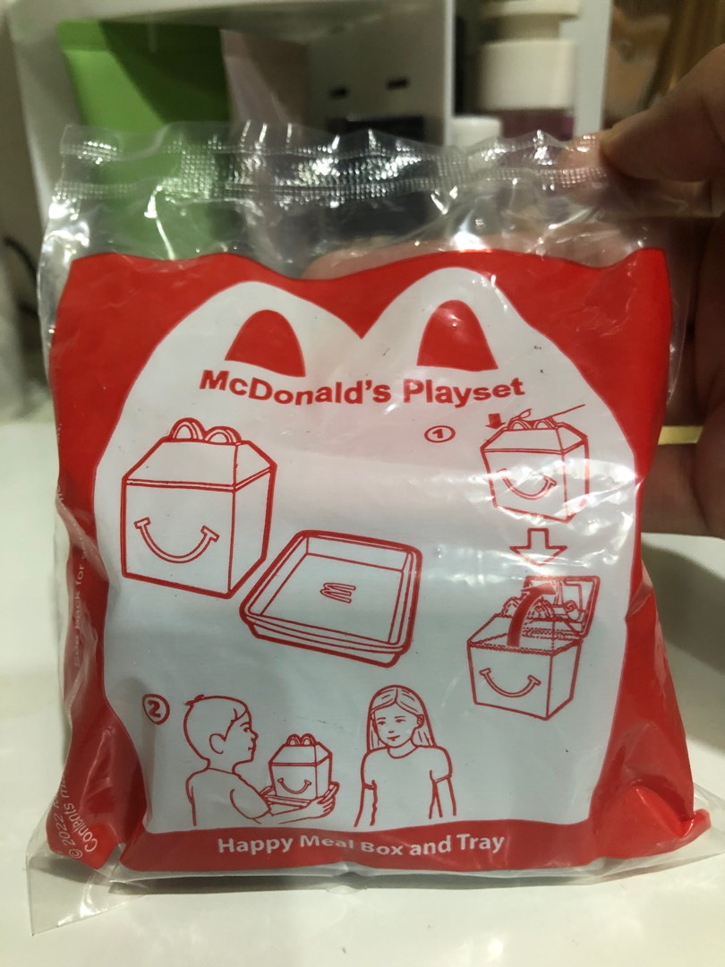Mcdonalds Box And Tray Happy Meal Mcd Toys Hobbies And Toys Toys And Games On Carousell