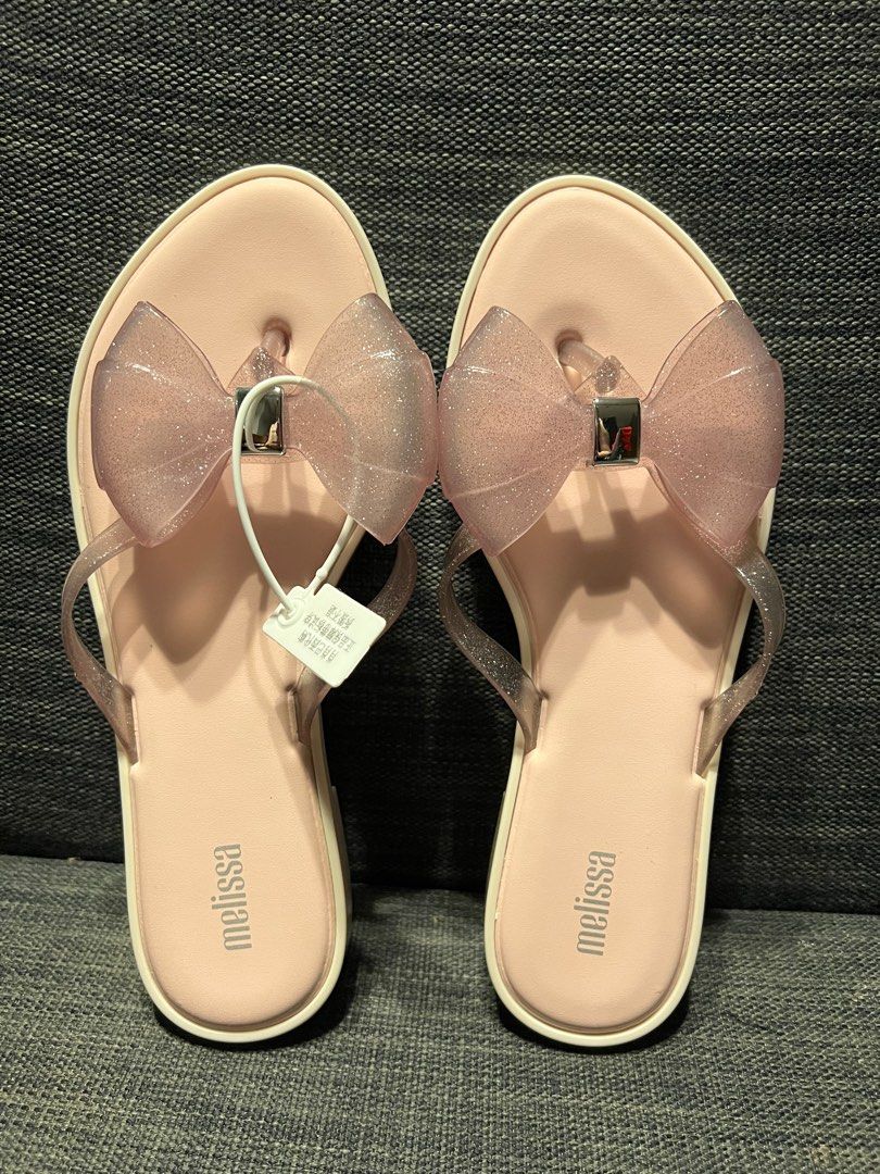 Melissa bow tie Sandals flip flops slippers