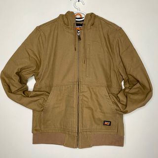 (MEN MEDIUM) TIMBERLAND PRO GRITMAN LINED, HOODED CANVAS JACKET