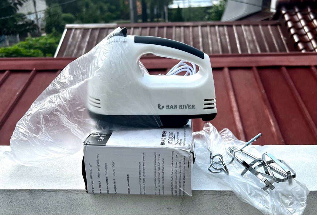 Mixer / Hand Mixer Mini Han River Original Putih, Kitchen & Appliances