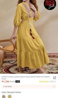 Mustard Dress