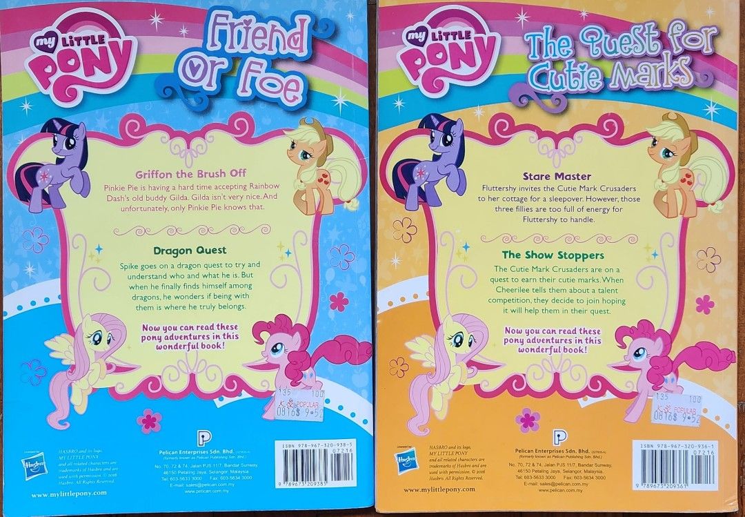 My Little Pony books, Hobbies & Toys, Books & Magazines, Children's ...