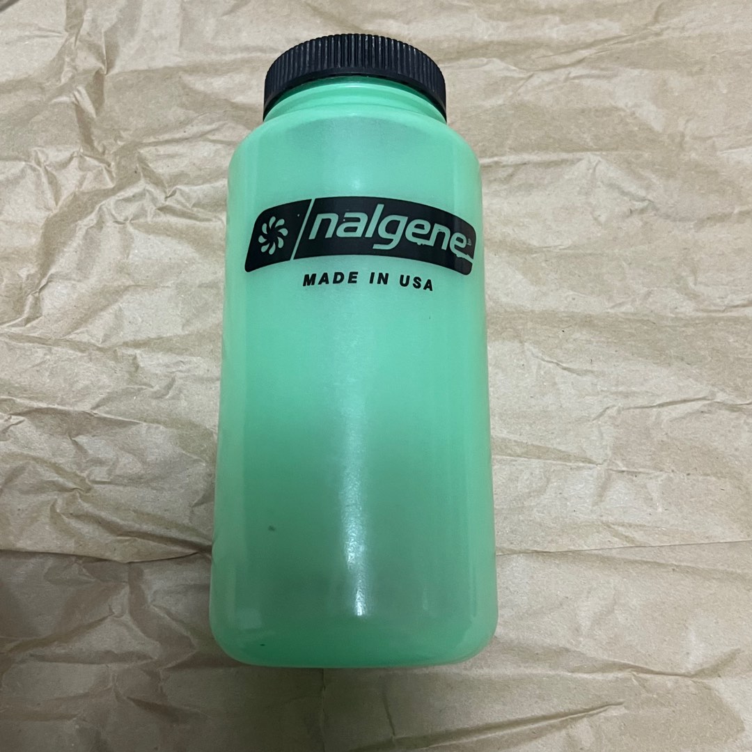 Nalgene Glow in the Dark Watter Bottle, Furniture & Home Living