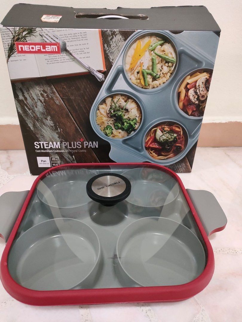 NEOFLAM Steam Plus Pan 27cm │ NonStick Xtrema Ceramic Coating