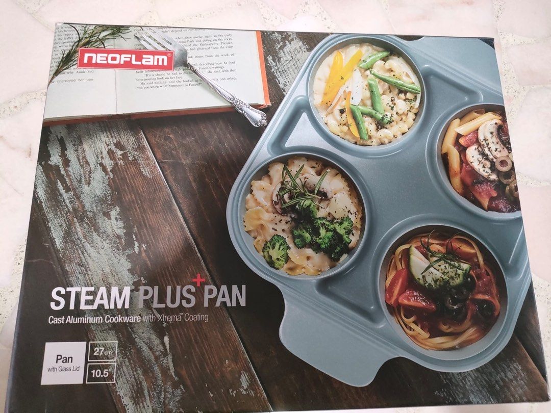 NEOFLAM Steam Plus Pan 27cm │ NonStick Xtrema Ceramic Coating